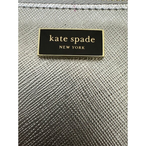 NWT Kate Spade New York Metallic Silver Belt Bag w/Adjustable Strap - Picture 3 of 8